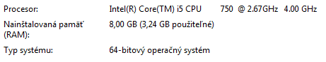Windows mi využíva len 3,5GB pamäte prečo ?