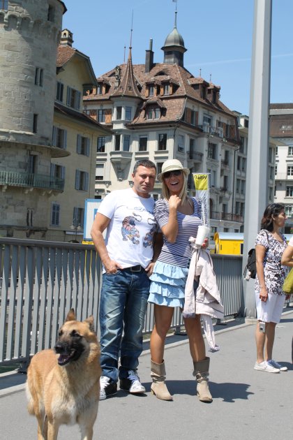 Djole i Vesna Djogani u Svajcarskoj na snimanju spota