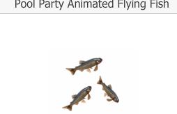 Animated Flying Fish