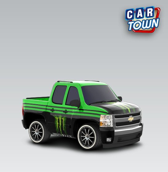 i just made 2 monster energy cars ford pinto and a chevrolet silverado