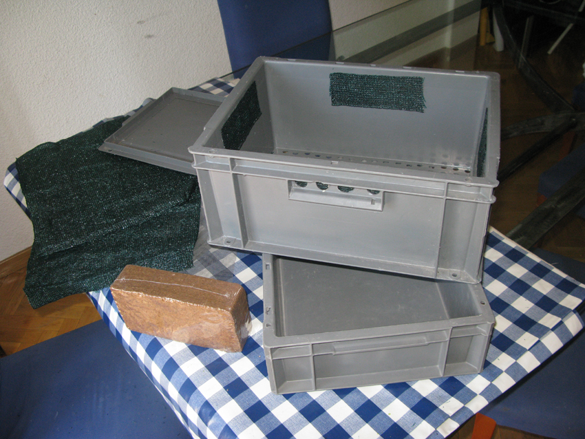 Resultado de imagen para caja para la lombricultura