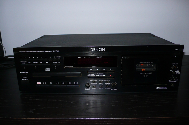 DENON DN T620 PRECISION AUDIO COMPONENT CD / CASSETTE COMBO DECK USED 